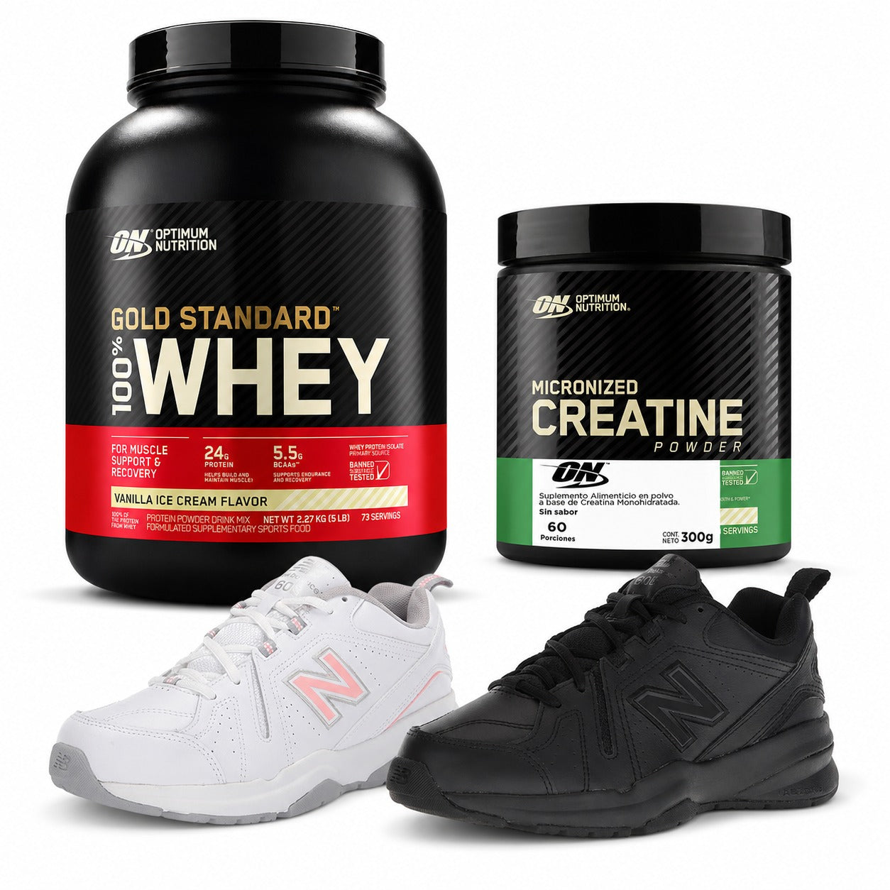 Compra 1 Whey y súmale Creatina + Tenis de entrenamiento